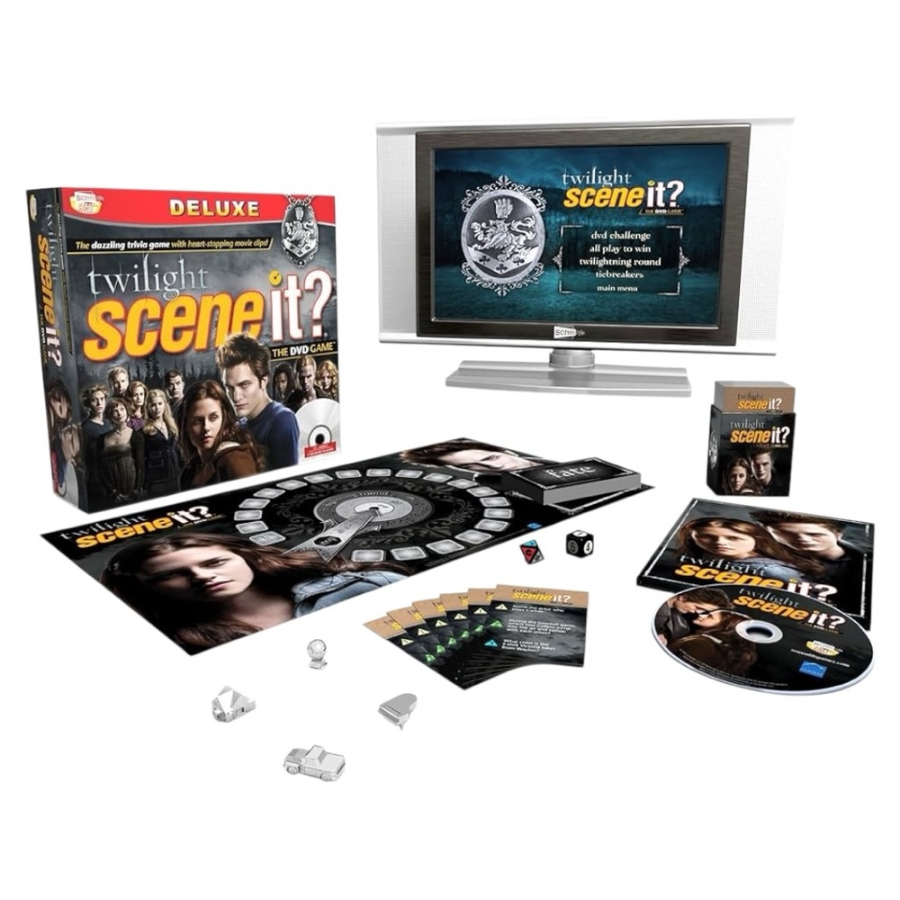 NEW Twilight Scene It? Deluxe Edition DVD Board Card Game 2009 Complete